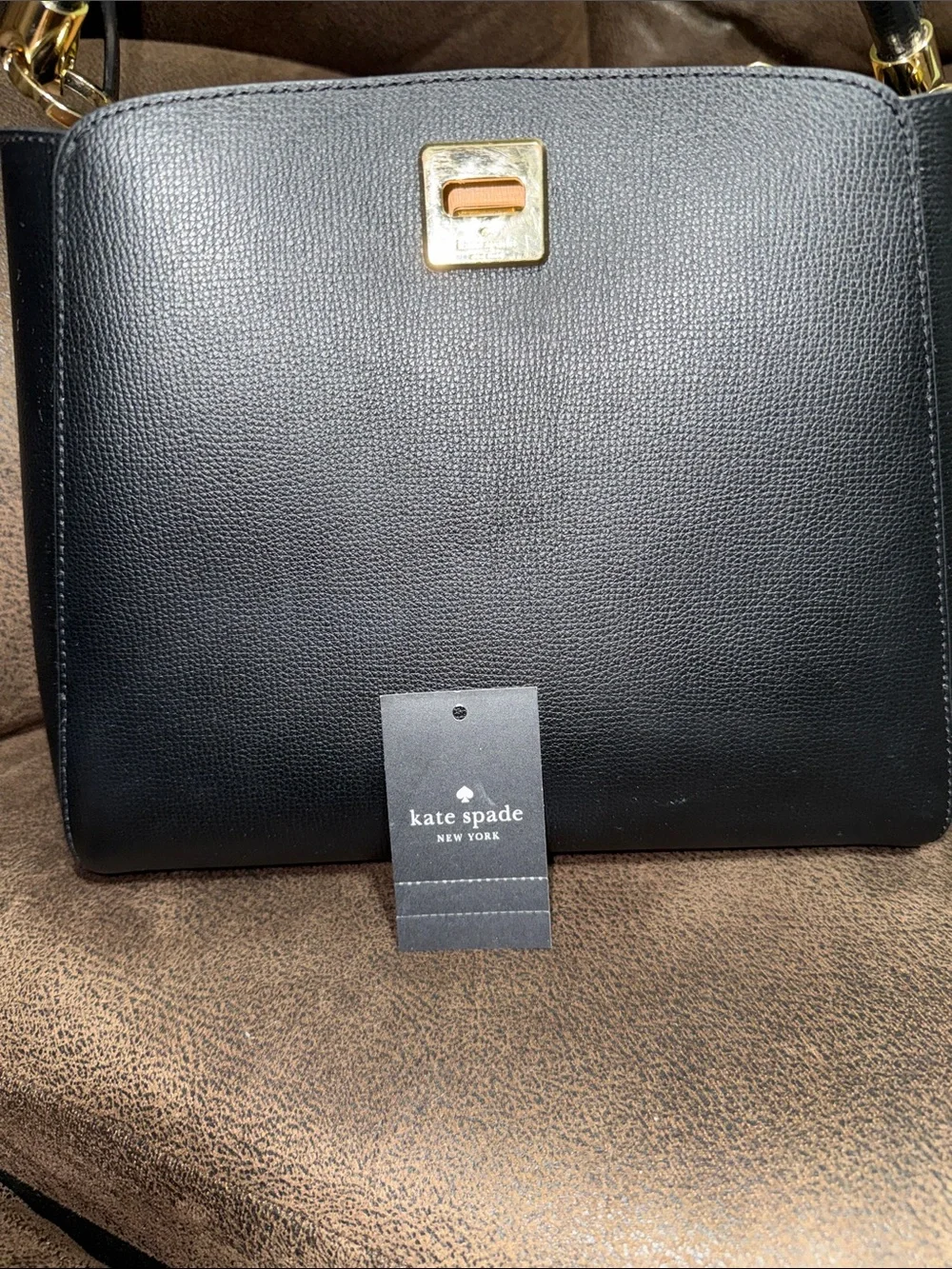 kate spade Black phoebe medium top handle satchel